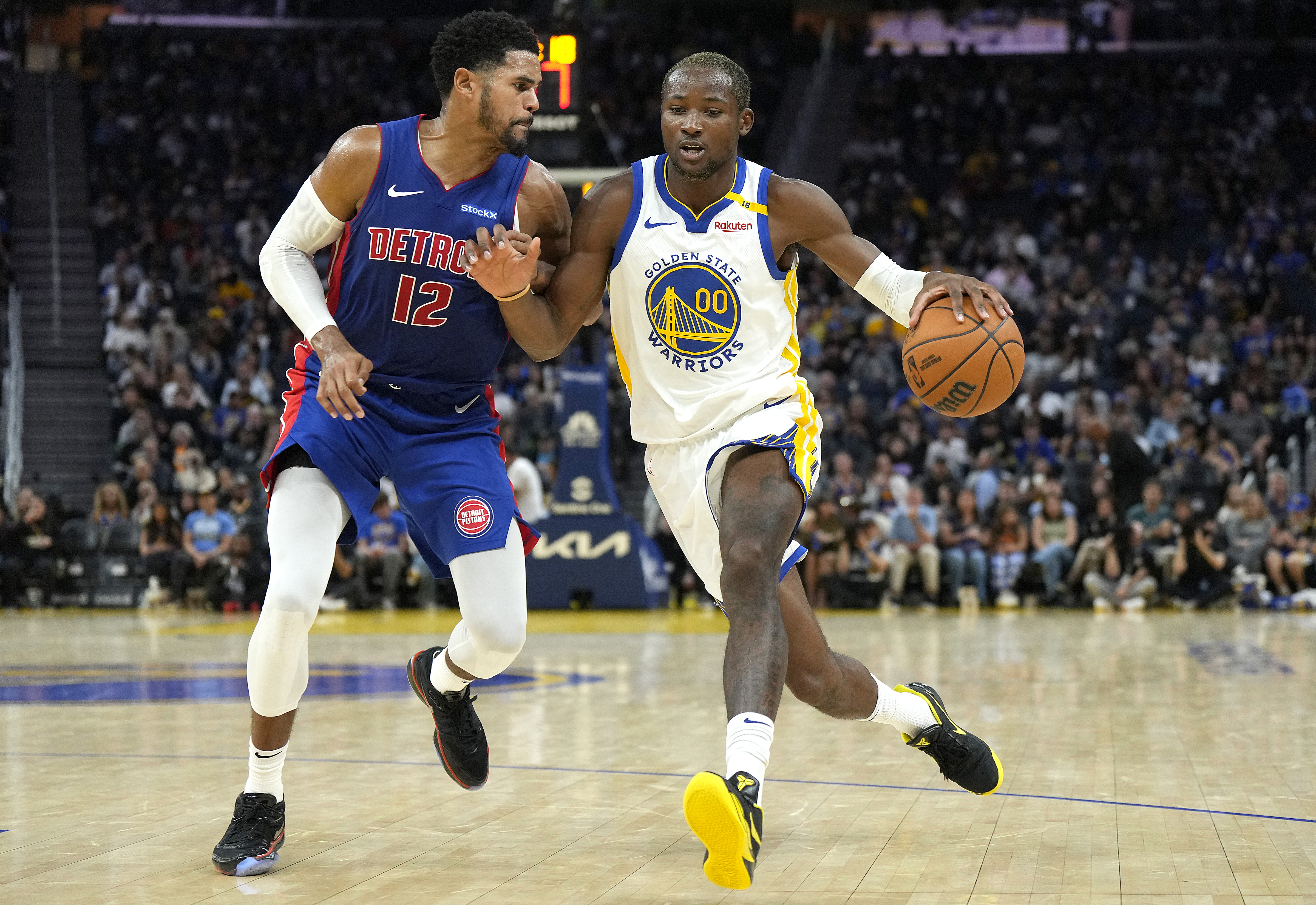 Jonathan Kuminga Detroit Pistons v Golden State Warriors